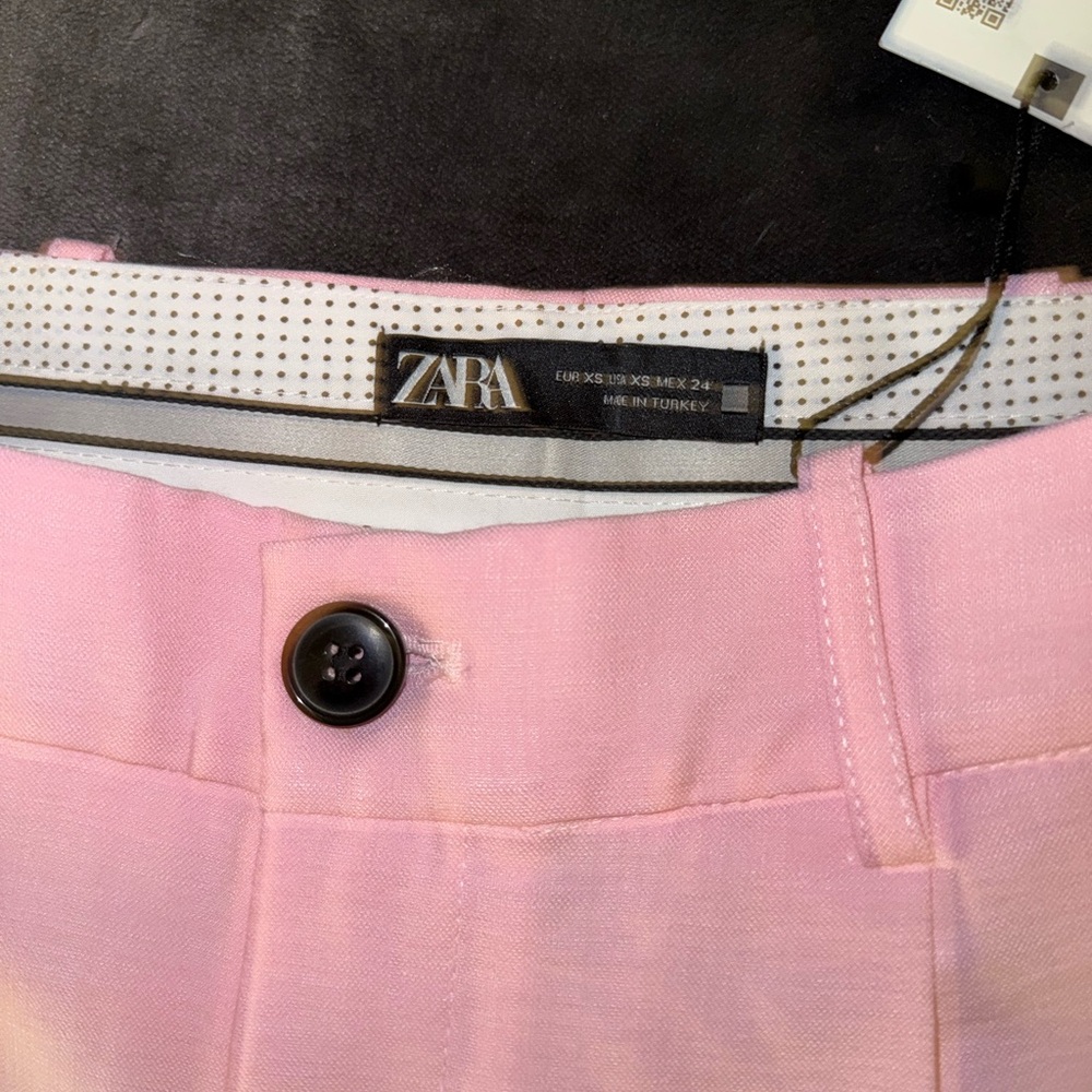 Zara Soft Pink XS Trousers - Picture 2 of 6